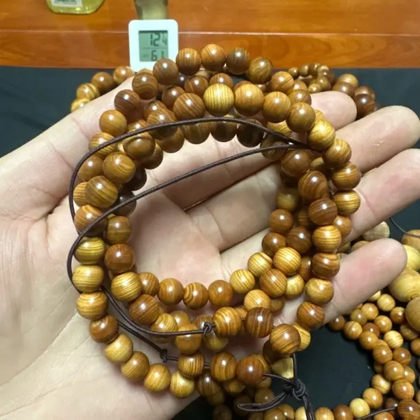 香珠十八籽正宗太行木文玩手串盘玩佳品108崖柏手串108手持盘串