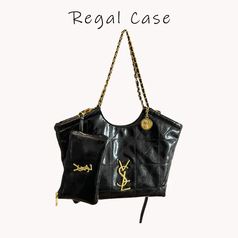 【Regal  Case】洋气大容量包包菱格链条包托特包森系单肩斜挎包
