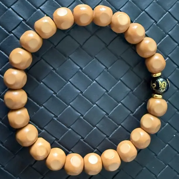 【拾月】 原色全品六方9+猴头核桃手串