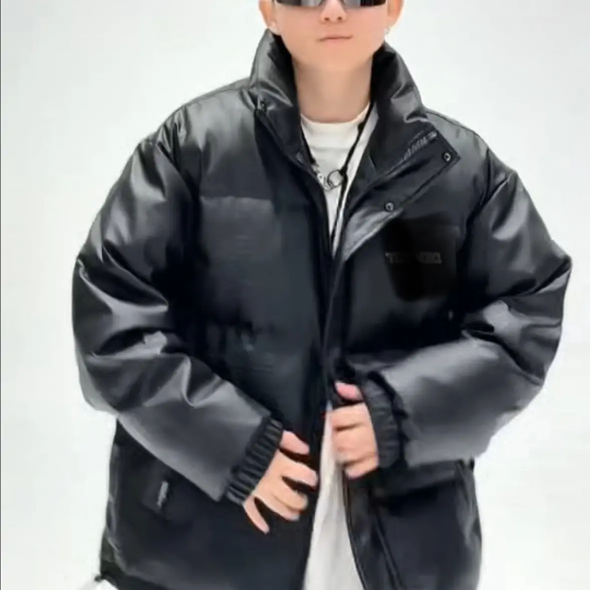 6609棉衣男立领潮流加厚冬季保暖面包服外套时尚