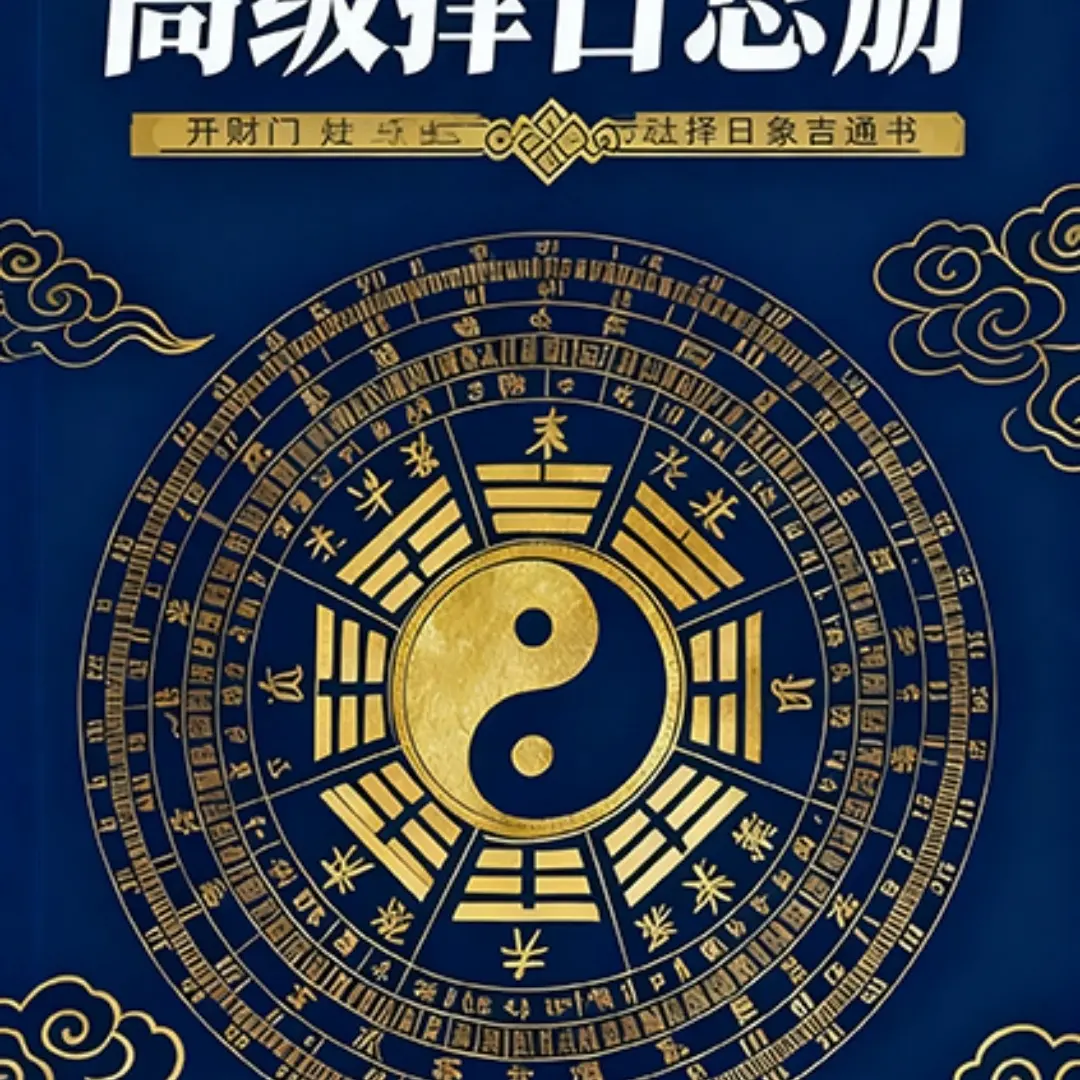 详解高级择日总册开财门安葬作灶传统择吉书籍彩色版家居参考