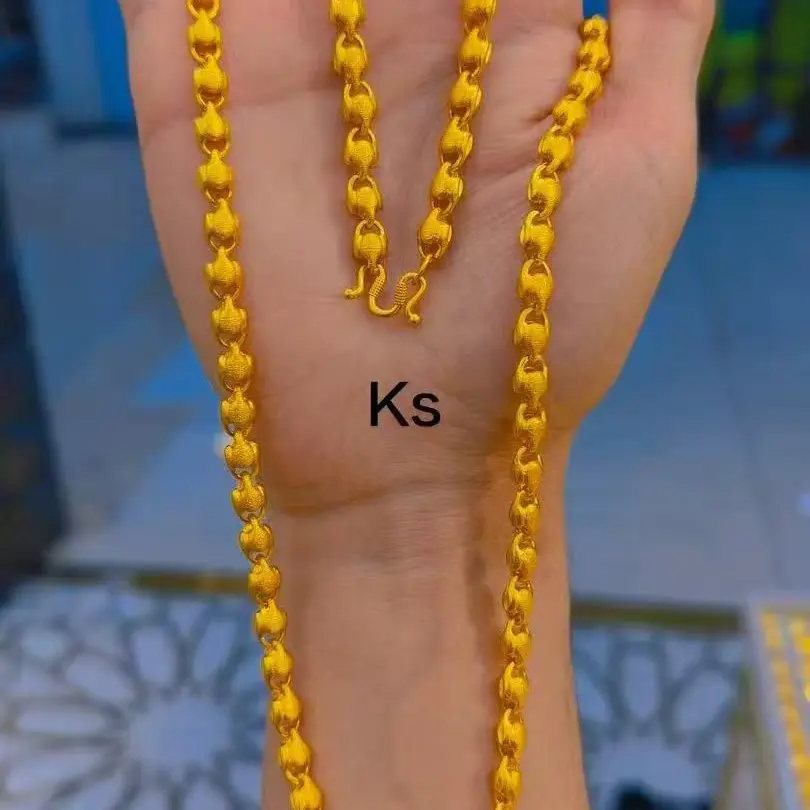 铜合金项链 网红ks长款项链رەڭ مەڭگۈ ئۆڭمەيدۇ