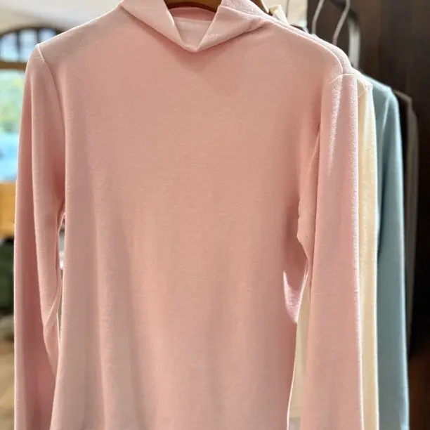 蘑菇家打底衫 不挑人 半高领纯色加绒保暖显瘦百搭修身秋冬上衣女