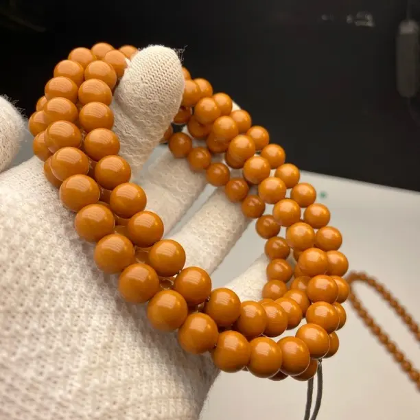 猴头核桃雕刻正圆光珠脖挂全品无泡药男女款