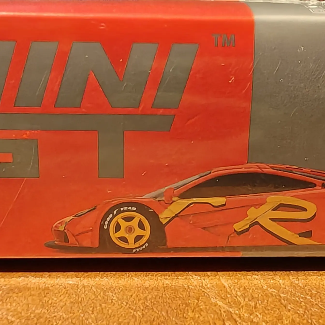 minigt1:64 迈凯伦F1 GTR 红色 合金汽车模型684号