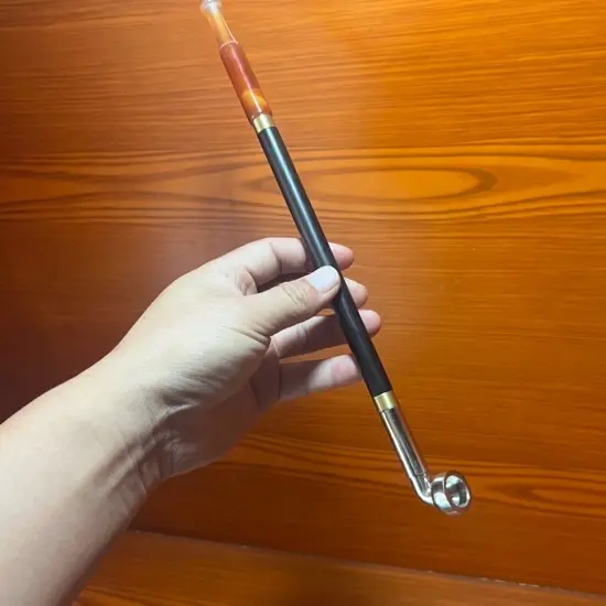 仿古老京锅西天成款型烟袋锅小号玛瑙烟嘴