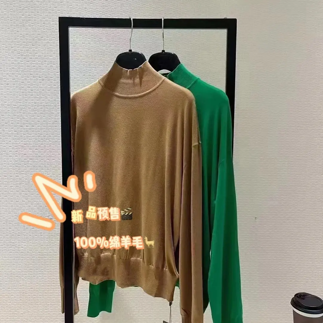 不支持退换 1399560 半高领纯色女士打底衫
