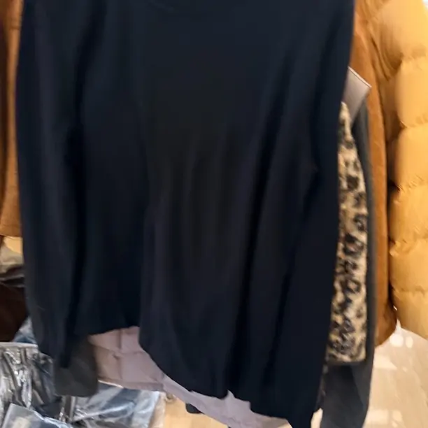 冬季新款加绒加厚纯色圆领长袖保暖打底T恤