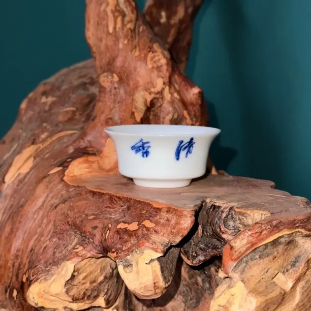 景德镇手工手绘马蹄杯