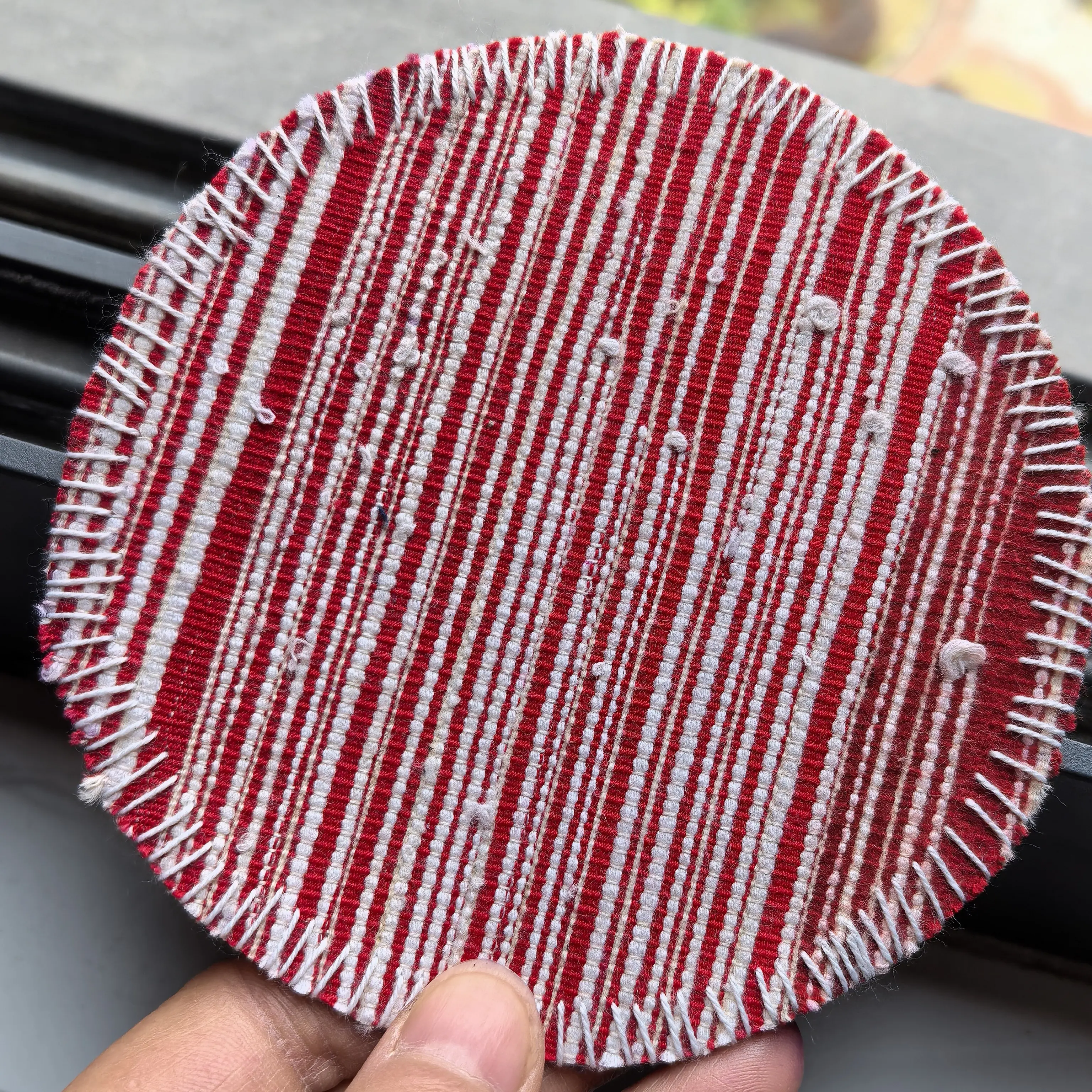 方形 圆形布艺茶杯垫 陶瓷 家用隔热防烫配件 手工刺绣 