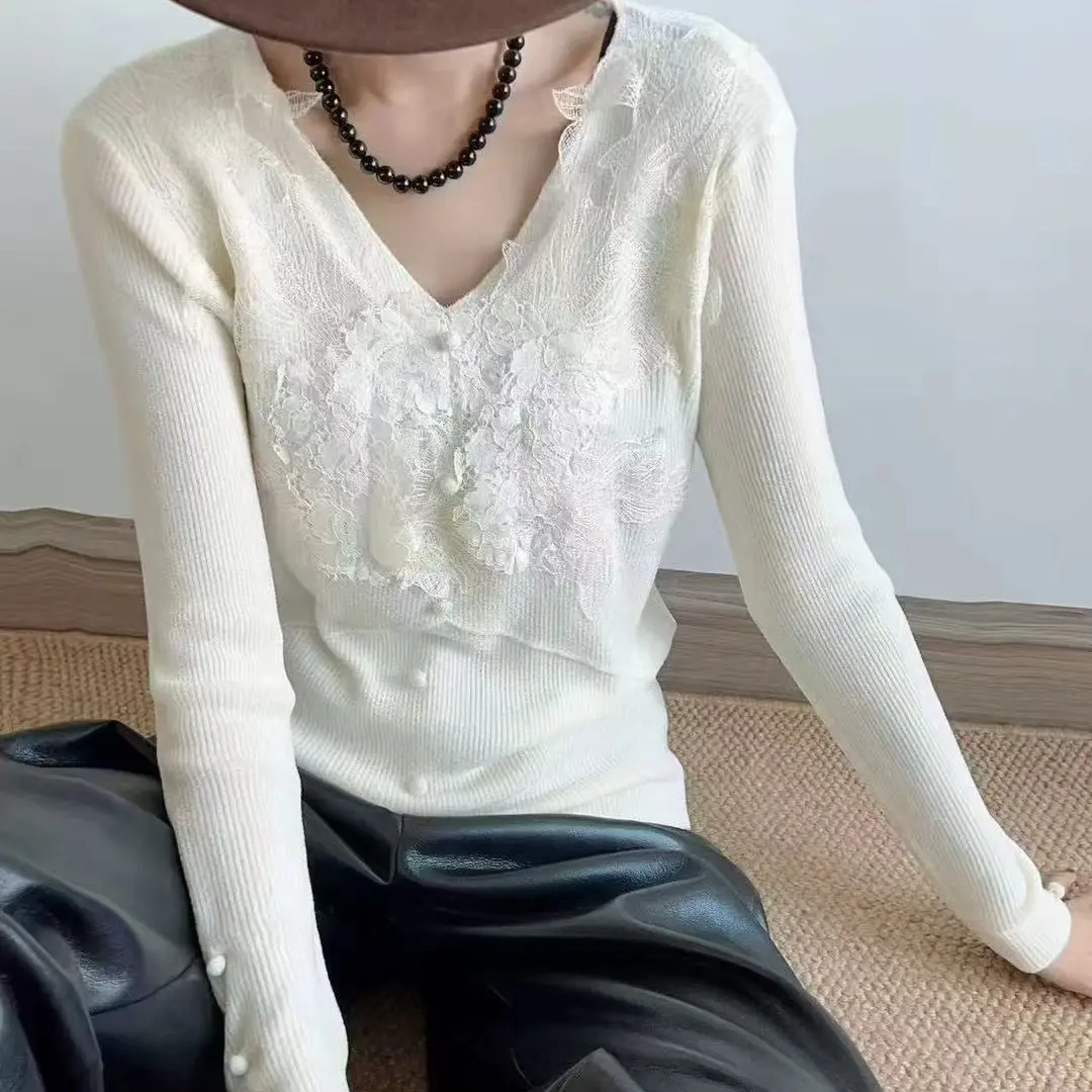 美拉德轻奢高级感长袖打底衫女秋季新款高档洋气百搭显瘦上衣