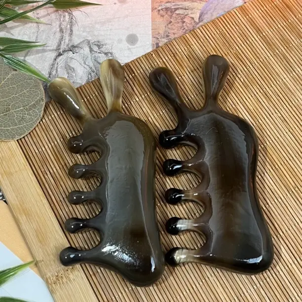 按摩梳齿梳美容家用刮痧头疗防静电五齿精品正宗多功能