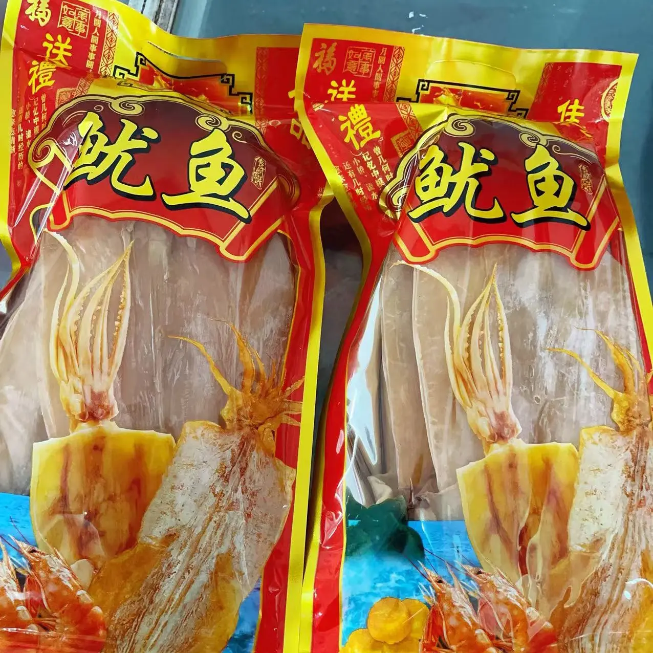 鱿鱼干坐月子炖汤鲜美提味南北干货