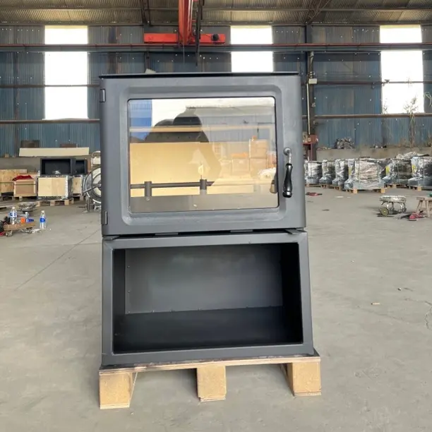 真火燃木壁炉烧柴取暖农村冬天家用室内烤火