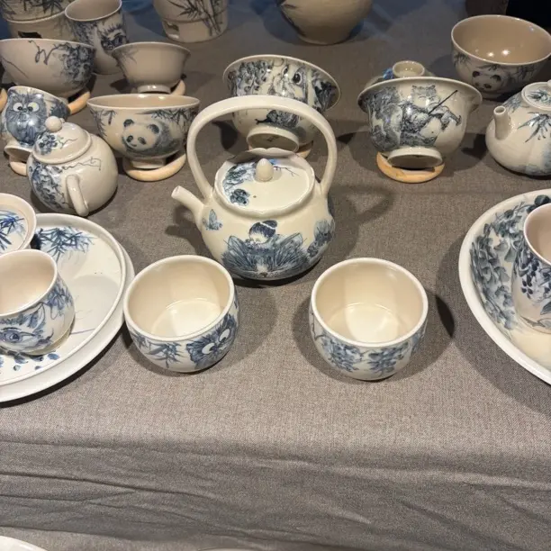 高档精美复古中式家用茶具