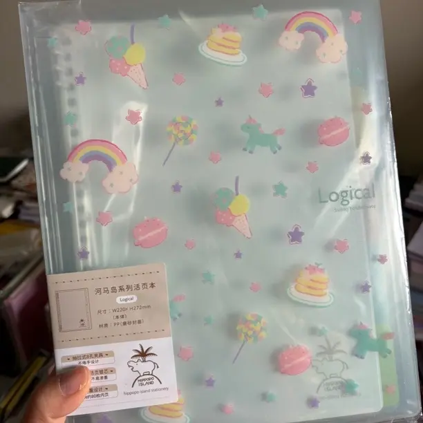 B5活页本河马 岛彩虹