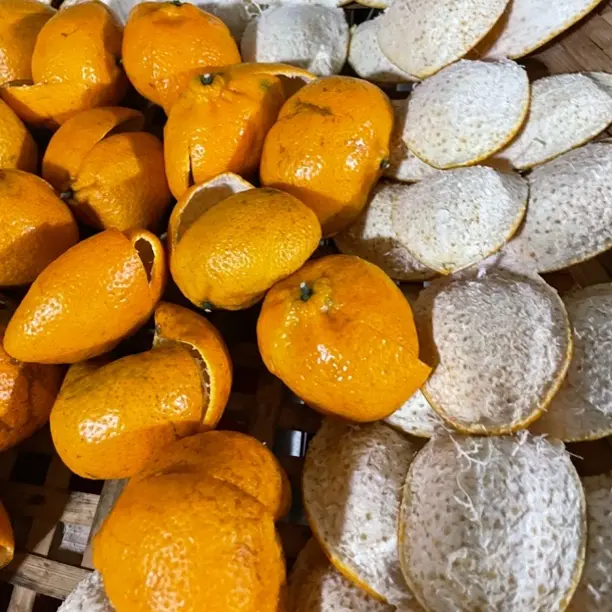 1：广西浦北茶枝柑大红生晒陈皮（品质以直播展示为主）