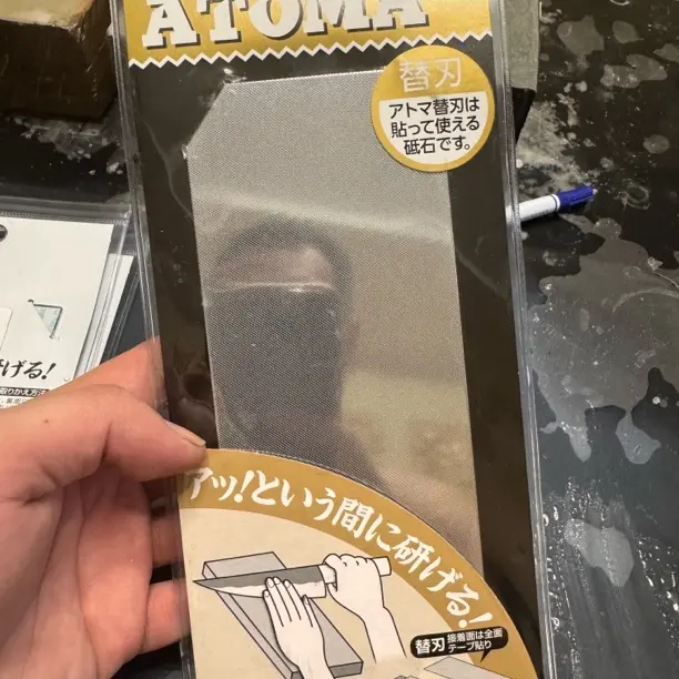 日本产ATOMA金刚板贴片，1200#极细目，含国产铝板，砥石找平用