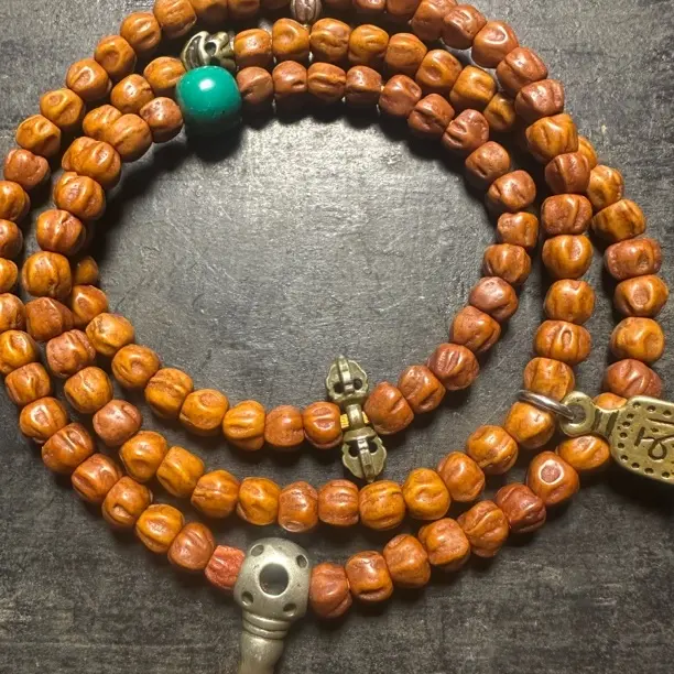 手链 文玩直切深坑顺纹热振柏香籽