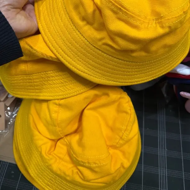 双面戴渔夫帽纯色韩版男女夏季遮阳帽户外学生百搭防晒帽子