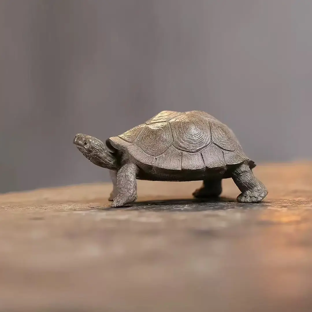 宜兴紫砂精品小乌龟茶宠摆件