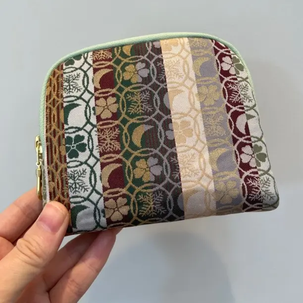 绿野仙踪棉布花草图腾迷你贝壳化妆包 便携出差零钱包学生礼品包