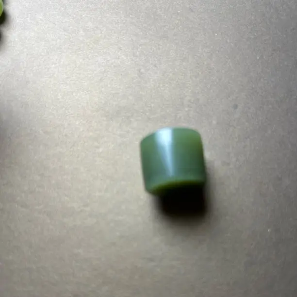 碧玉桶珠路路通锁骨链光面散珠配饰 H159