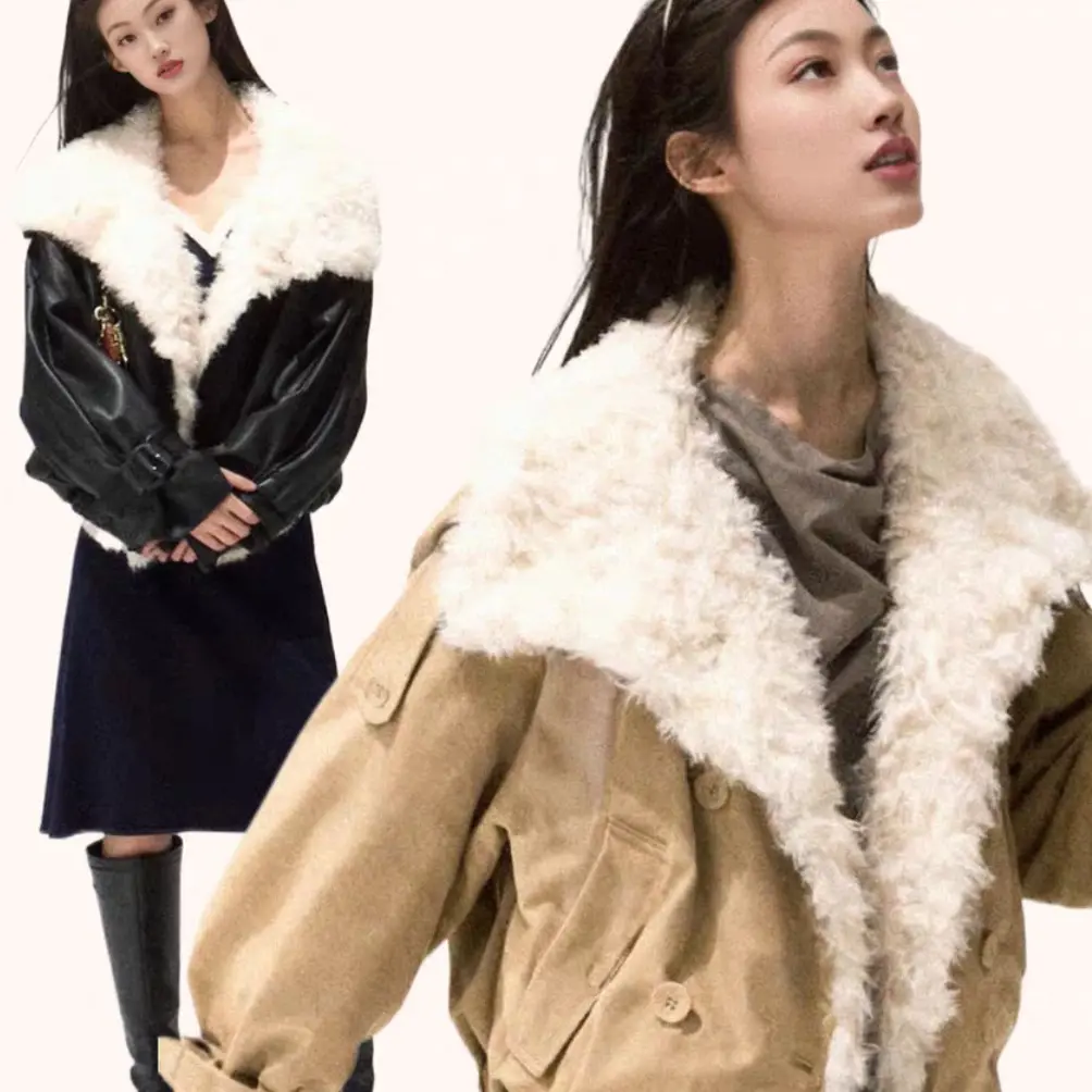 短外套长袖常规款秋冬翻领女装短款女冬季