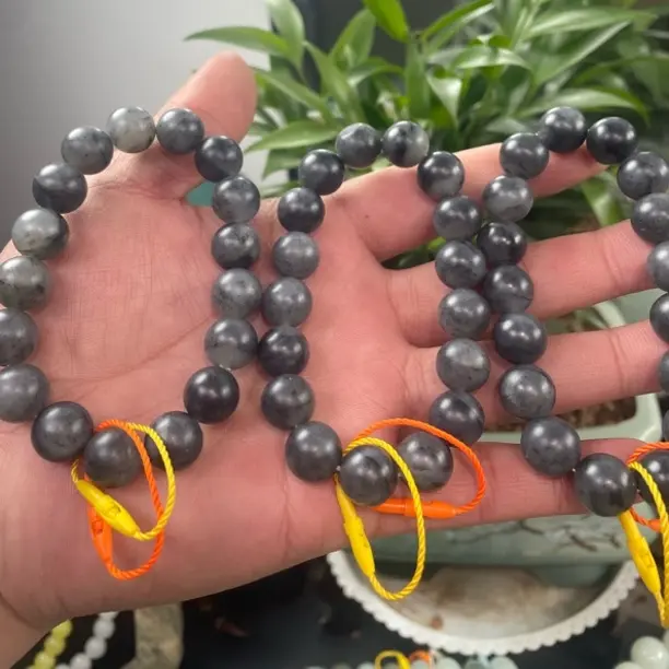 新疆和田玉青花卡12柔光手串多样性拍一发一