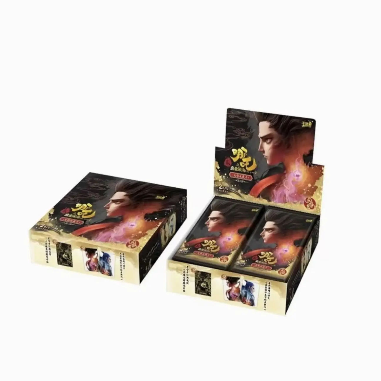 【抓甲猪BR竖版】灵焰3哪吒之魔童闹海灵焰三弹电影卡牌直播间代拆