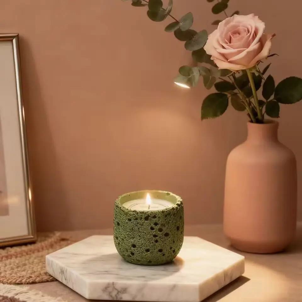 栀子花香薰蜡烛礼盒家用室内持久留香卧室高级感小众氛围伴手礼物