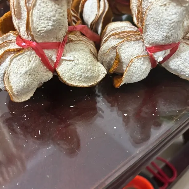 2025大红皮纯手工纯天然晒老树陈皮（21年树龄）广西浦北陈皮