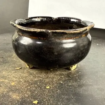 漂亮的小瓷罐素色