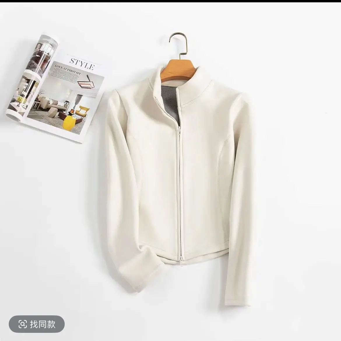 石墨烯加厚瑜伽服立领修身