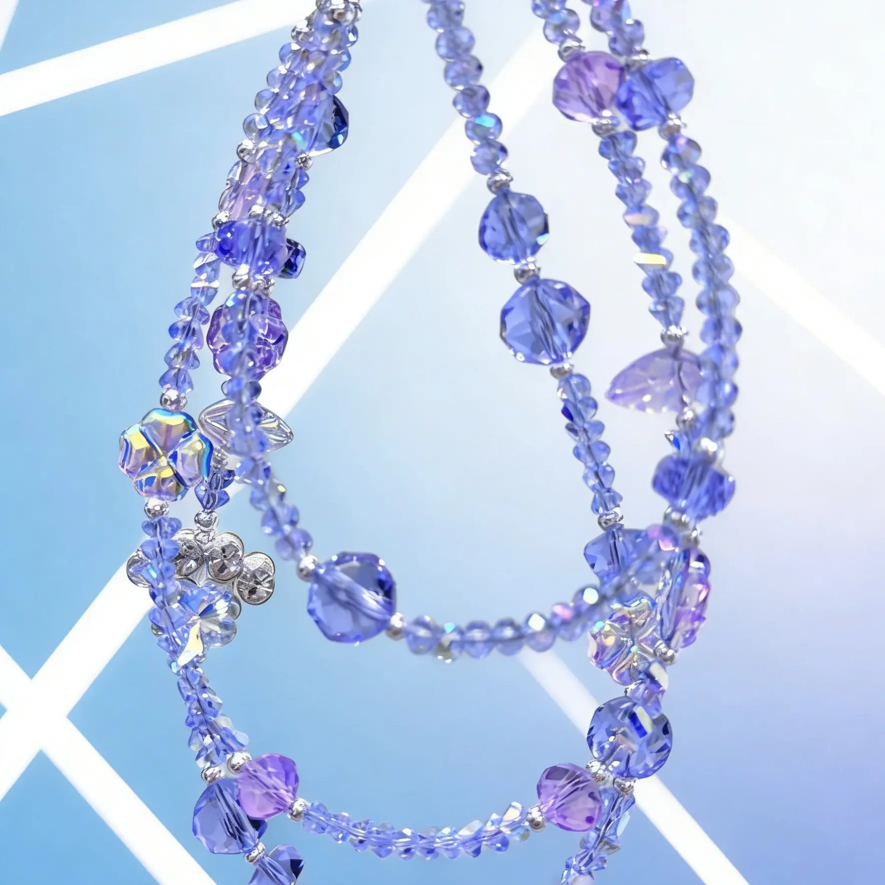 轻奢小众氛围手机链*三链紫色*210