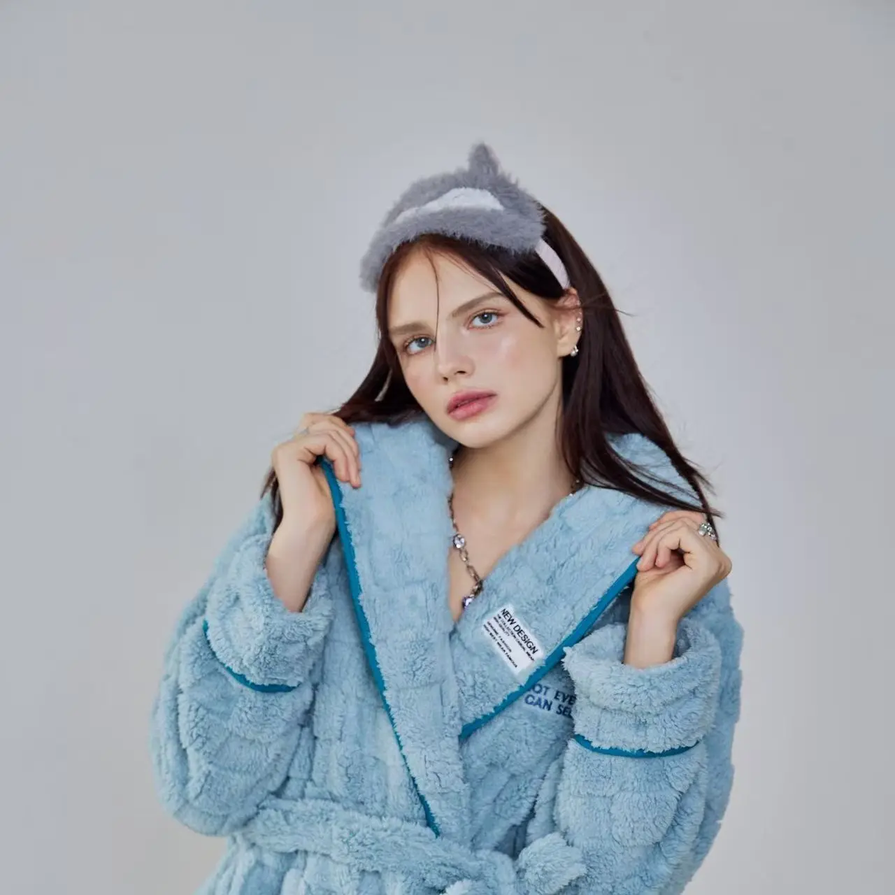 009 秋冬季长款保暖睡袍