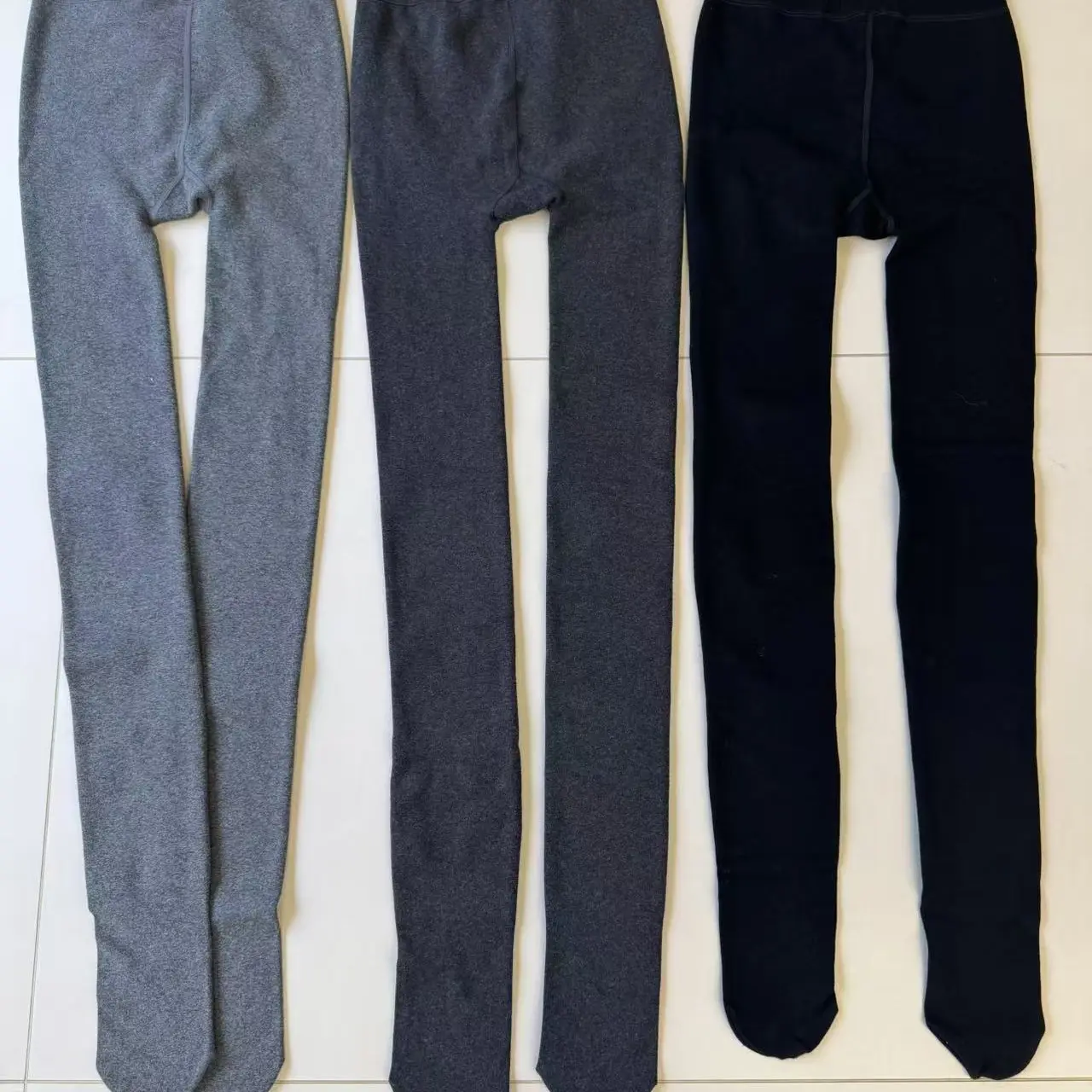 秋冬高弹力加绒保暖显瘦打底裤抗起球不卡档