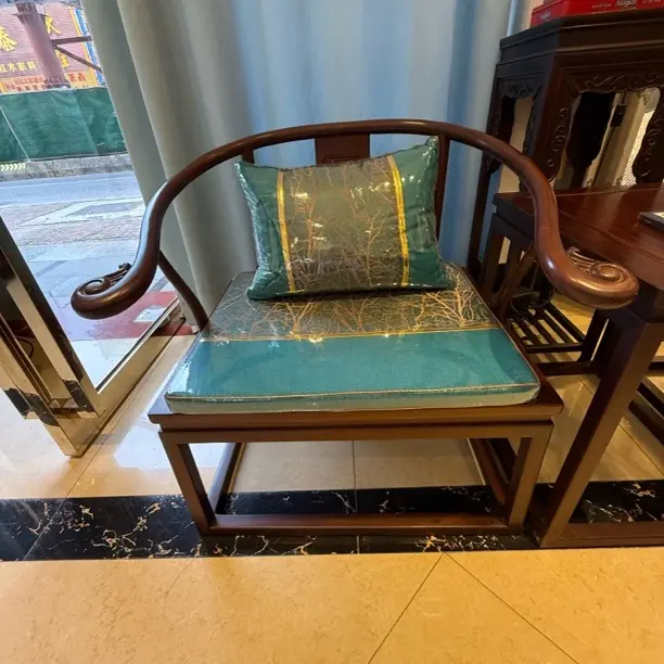 红木家具阳台椅子圈椅太师椅摇椅书椅休闲椅茶椅茶几