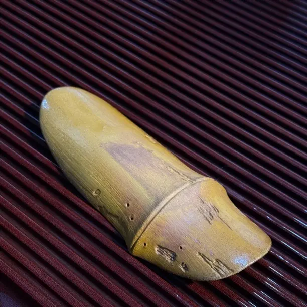 宜兴紫砂柴烧茶则