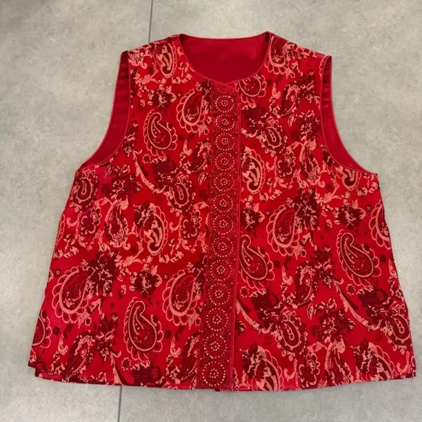 1991新中式重工刺绣马甲