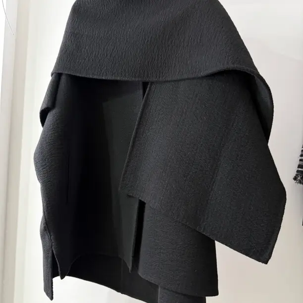 中长款优雅时髦毛呢大衣时尚休闲披风款式