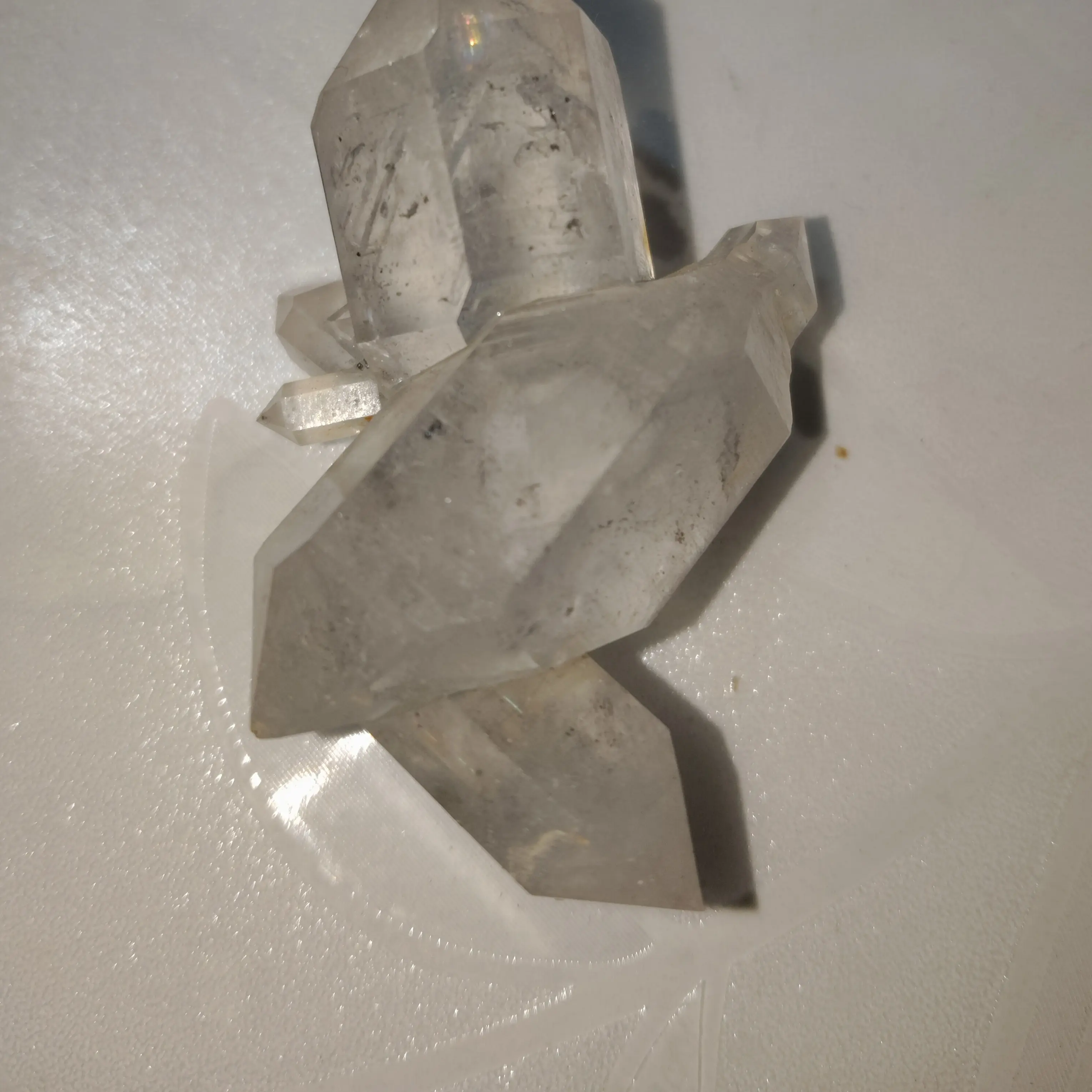 天然水晶原石摆件手把件消磁净化风水好物