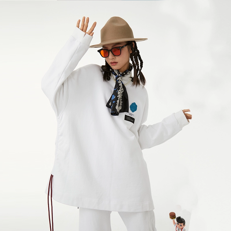 【新年特惠】DONSMOKE联名Bluehumming火漆印章抽绳卫衣男女国潮
