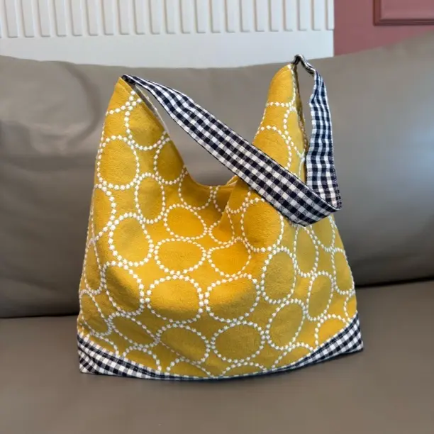 拼接土布刺绣棉麻单肩简约ins托特包每个包有区别属于正常勿退