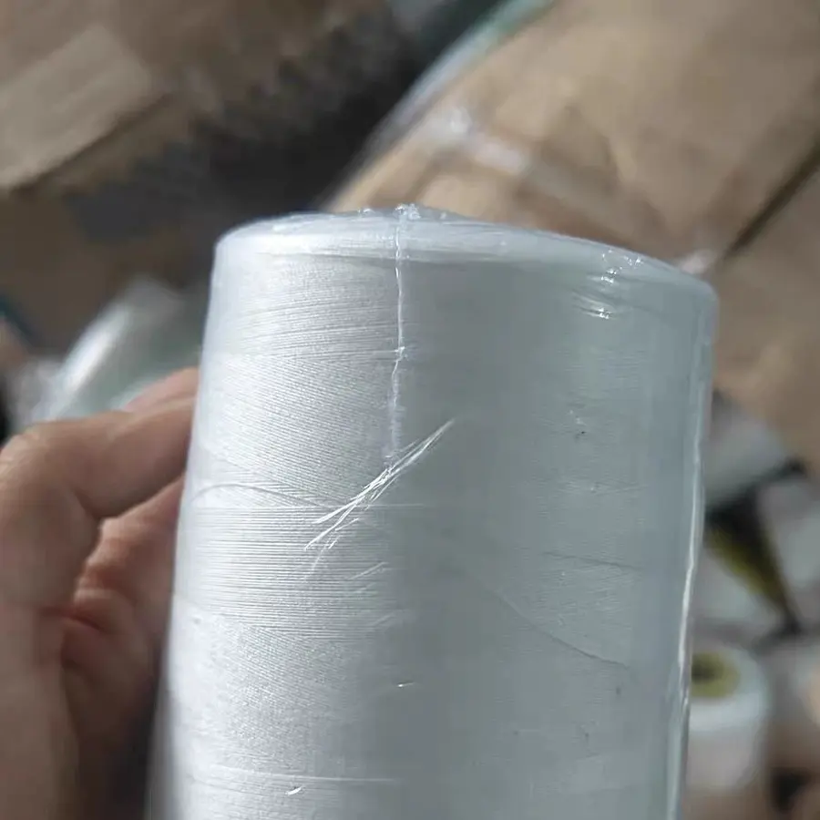 多色高速缝纫机线平车涤纶宝塔线家用缝衣服白色线8000码