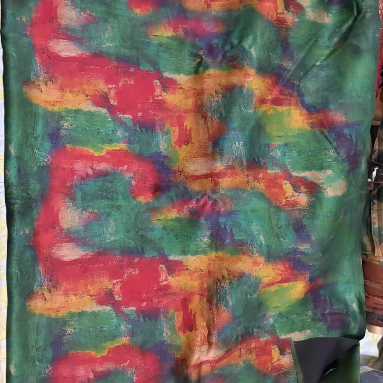 前喷老料桑蚕丝香云纱重缎，不支持7天无理由退换