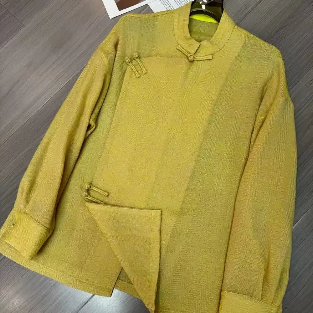 红黄粉黑四色可选 立领长袖外衣秋冬羊毛针织打底衫时尚女装