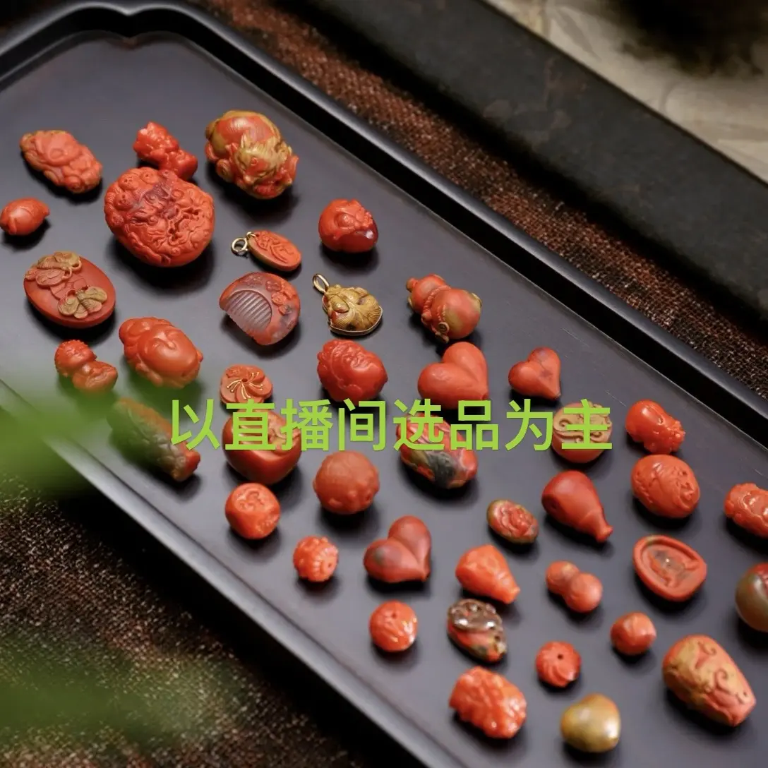 手工DIY散珠配件（直播间通拍链接）隔珠单圈雕刻