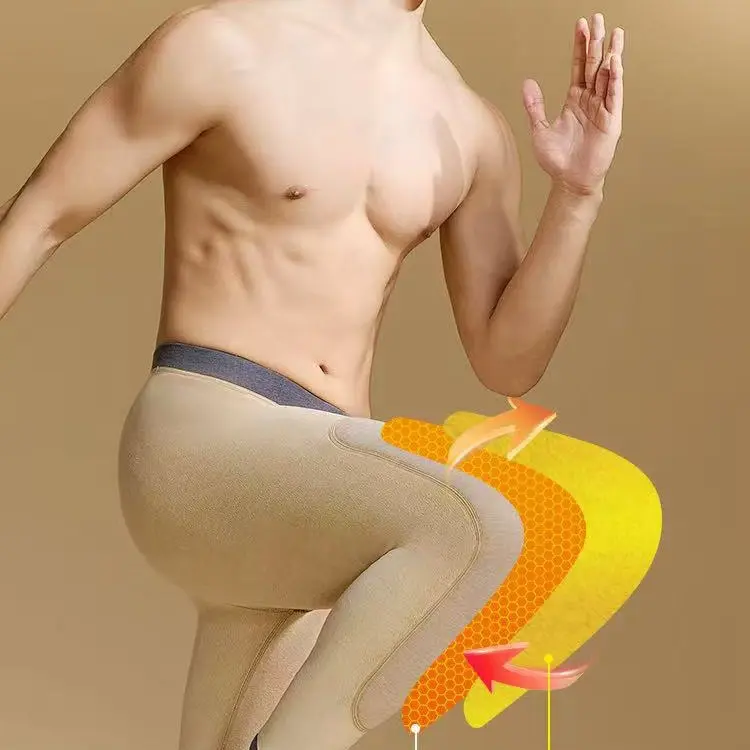 男女羊毛保暖裤秋冬季内穿打底裤高腰高弹修身护膝