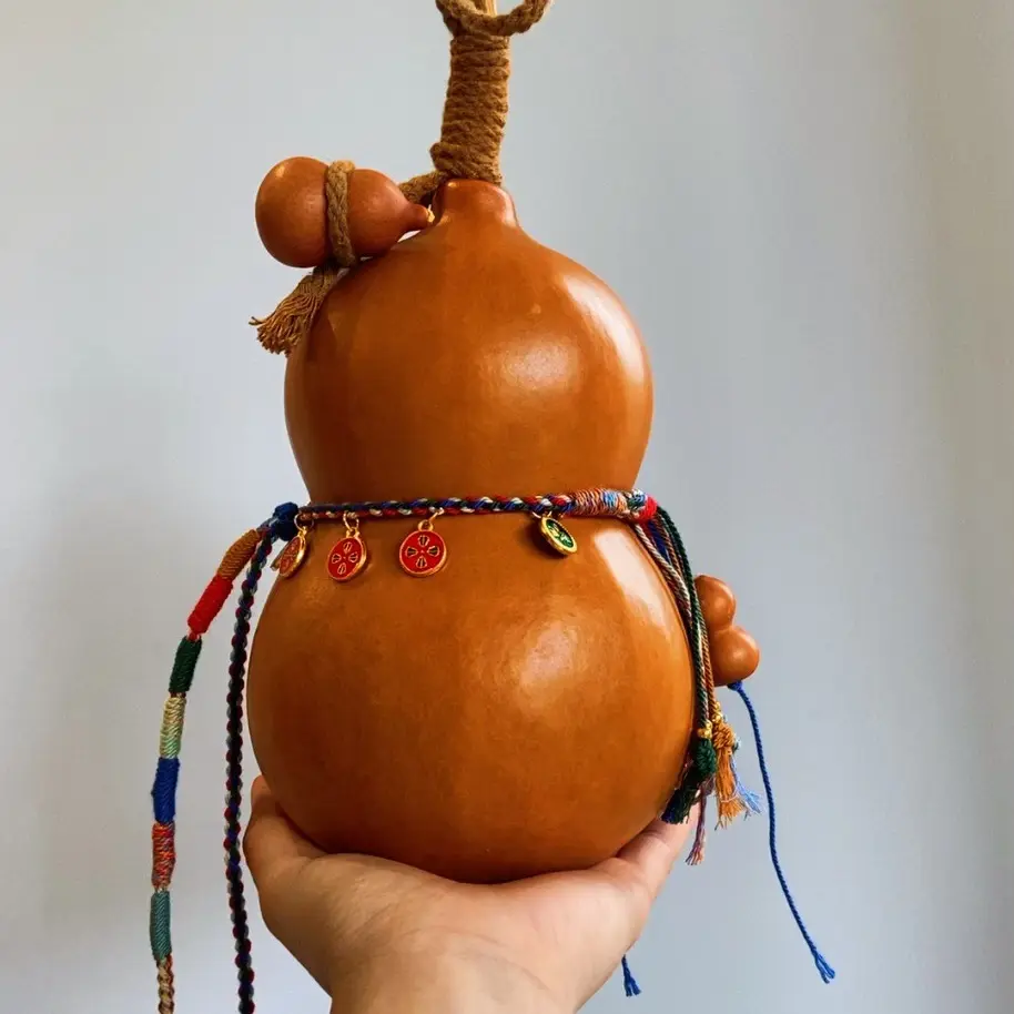 优质大漆酒葫芦非遗漆器可装热水随身便携可背可提送礼佳品